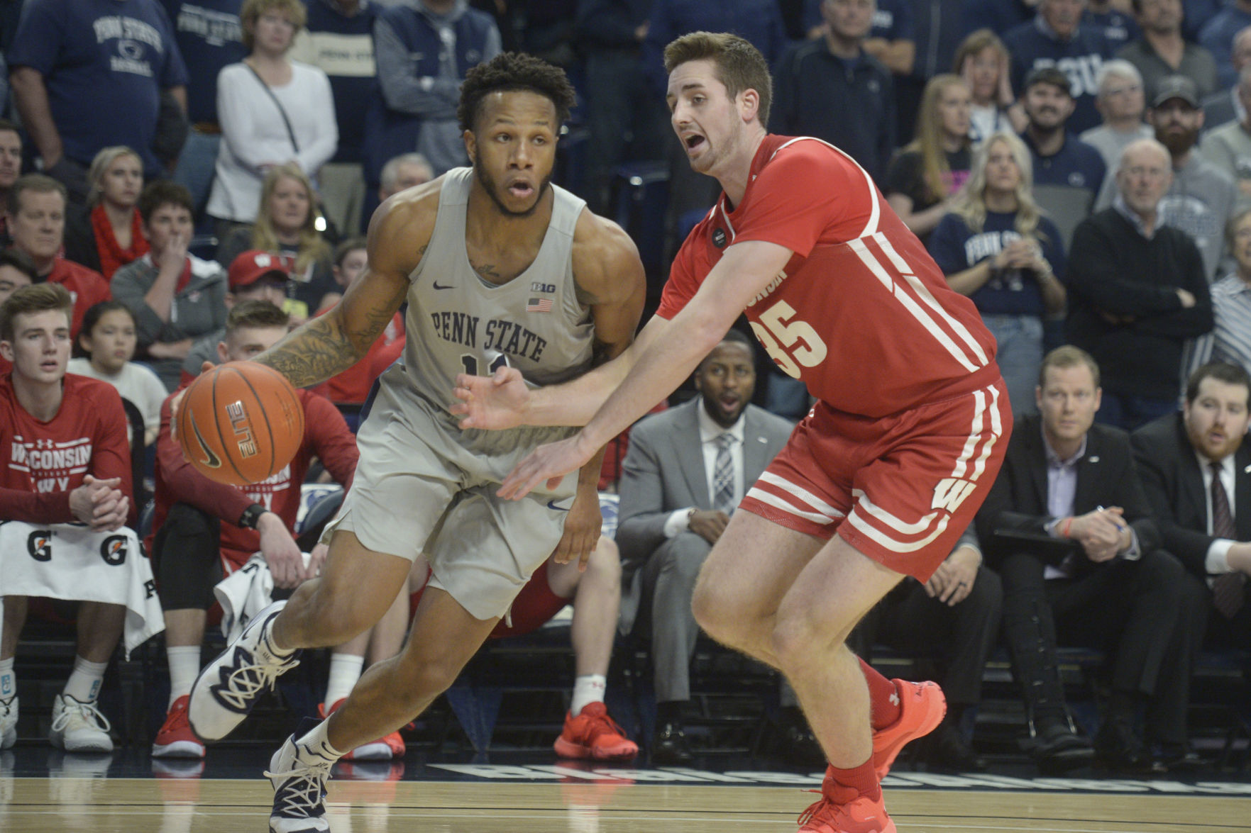 Badgers 58, Nittany Lions 49